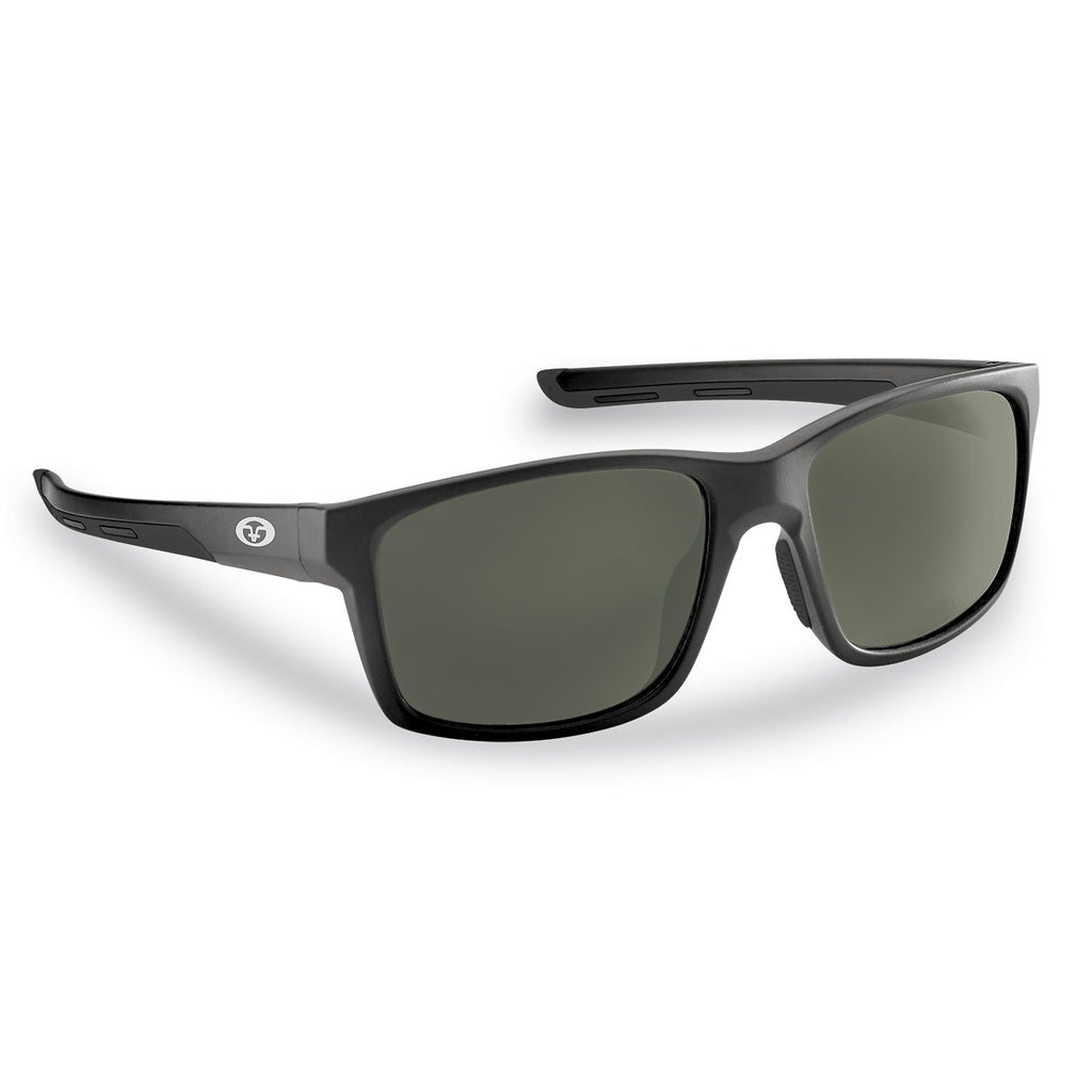 FLYING FISHERMAN SUNGLASSES - FREELINE - MATTE BLACK SMOKE