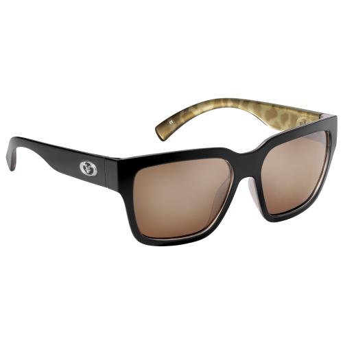 FLYING FISHERMAN SUNGLASSES - HARPER - BLACK COPPER/ SILVER REVO