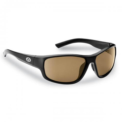 FLYING FISHERMAN SUNGLASSES - TEASER - MATTE BLK/ AMBER