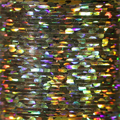 VEEVUS HOLOGRAPHIC FLAT MYLAR TINSEL